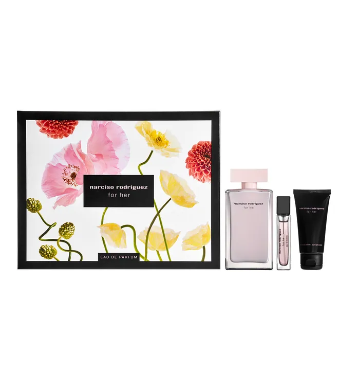 Narcisco Rodriguez  For Her Womens EDT Set 3.3 3Pc